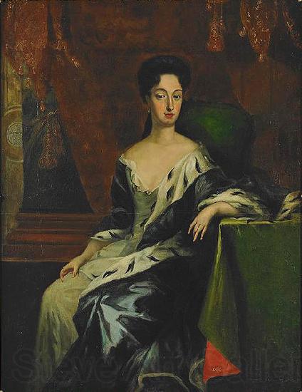 david von krafft Portrait of Princess Hedvig Sofia of Sweden, Duchess of Holstein-Gottorp Spain oil painting art